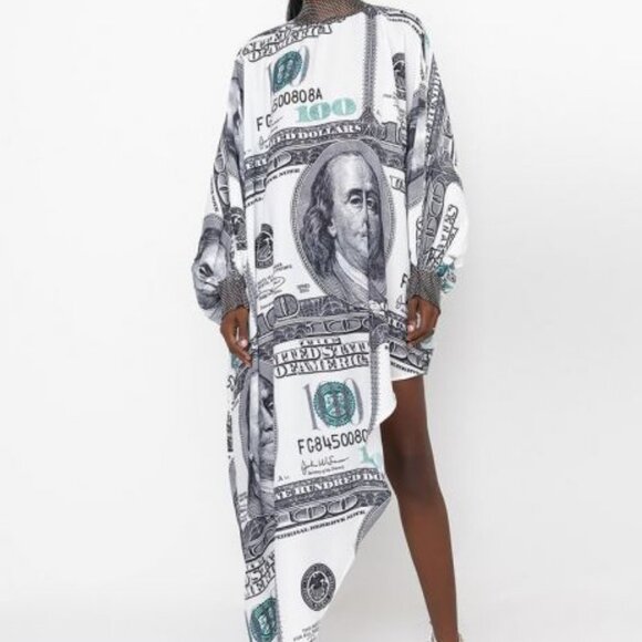 LOVE THE MONEY HALTER TOP MINI DRESS - Picture 4 of 6